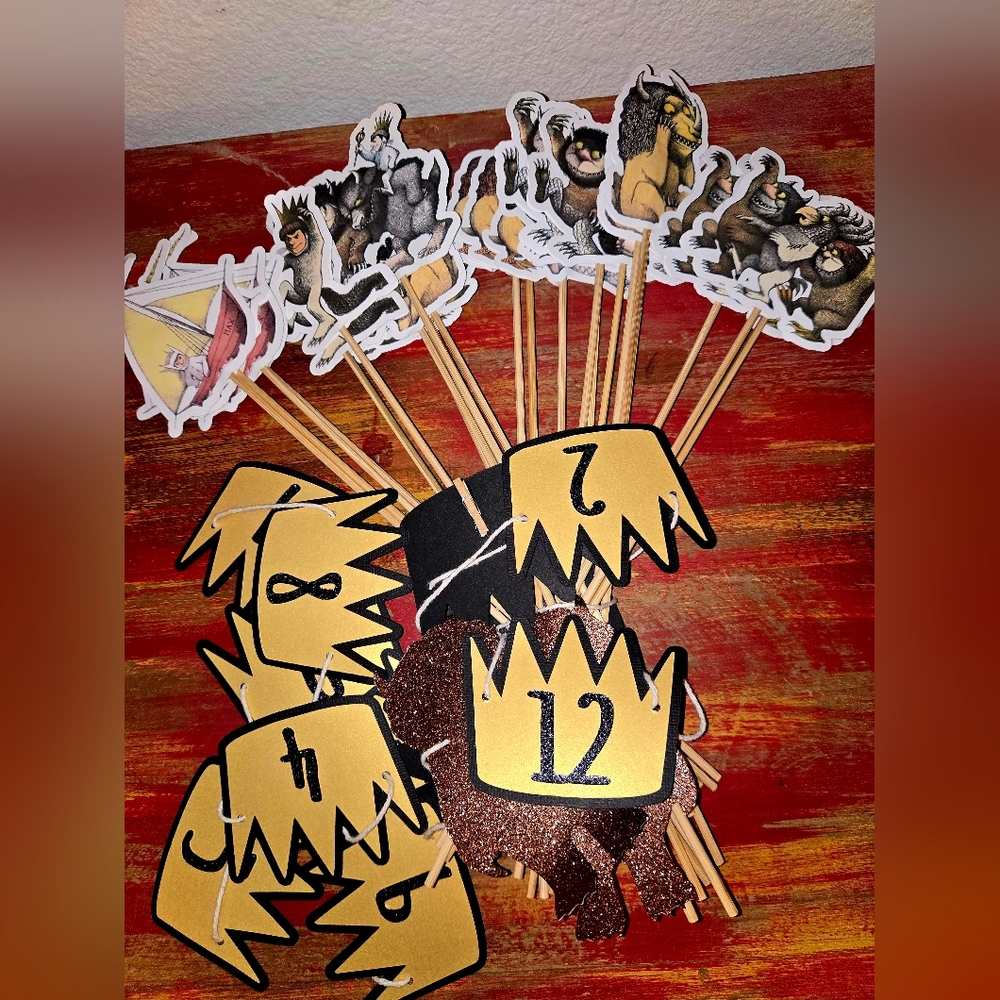 Where The Wild Things Are Cake Toppers and Banner